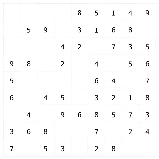 Päivän Sudoku